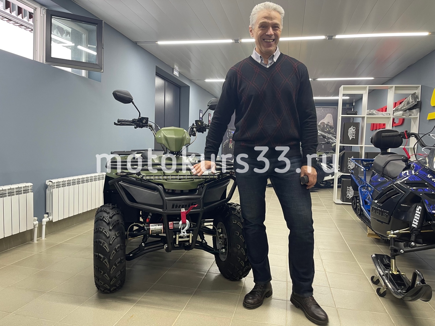 КВАДРОЦИКЛ IRBIS ATV200 LUX с ПСМ 2024