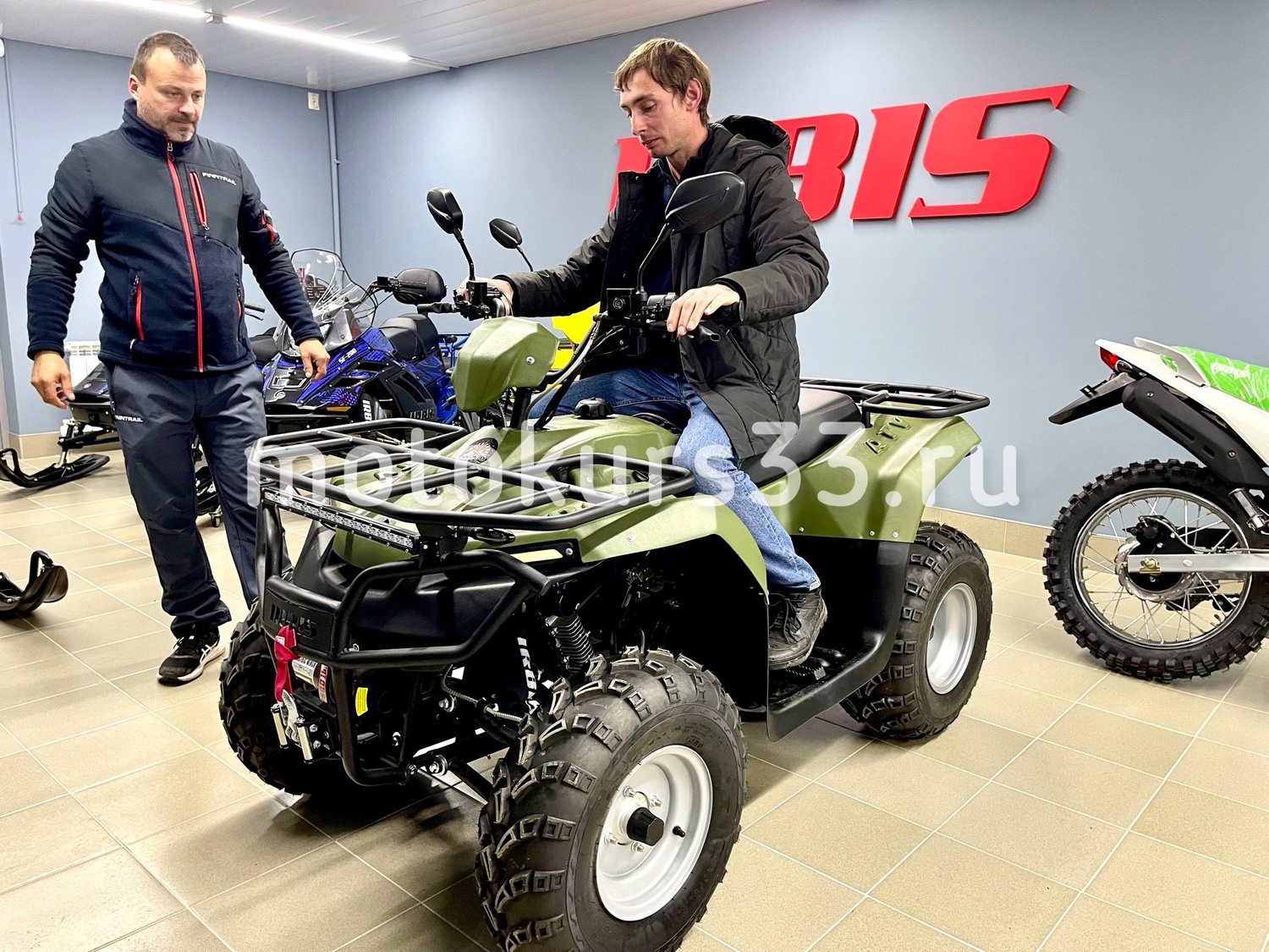 КВАДРОЦИКЛ IRBIS ATV200 LUX с ПСМ 2023